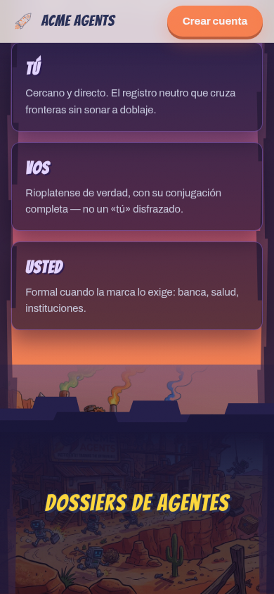 ACME planes móvil
